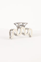 Aimee Hair Clip - White