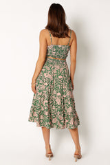 Lani Midi Skirt - Green