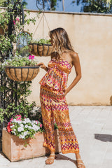 Marigold Wide Leg Pants - Tan